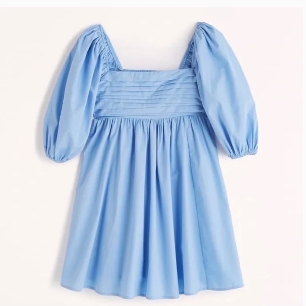 Abercrombie & Fitch blue poplin dress